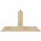 Ekena Millwork Portland Rough Sawn Timber Gable Bracket, Douglas Fir, 48"W x 26"H x 6"D x 6"F, 13/12 Pitch GBW048X26X0606POR00RDF - alternate 1